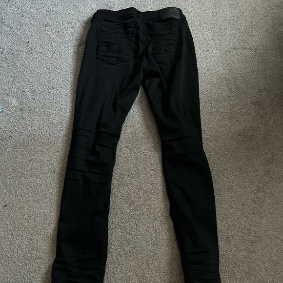 black ripped skinny jeans from silver jeans co. size xs/small - Picture 5 of 5